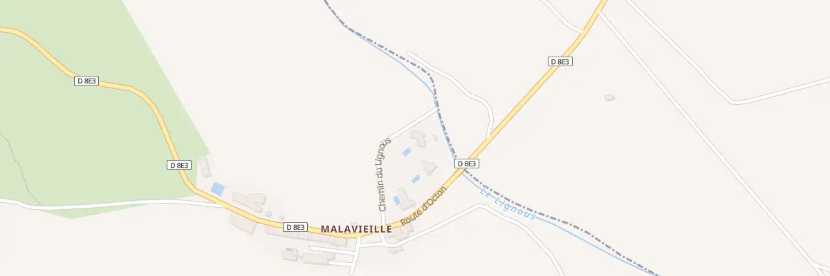 Plan du 5153F Hameau de Malavielle à Mérifons