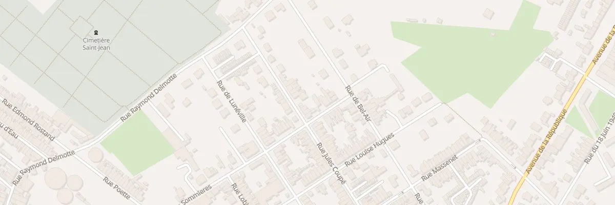 Plan du 77 Rue Sommières à Saint-Quentin