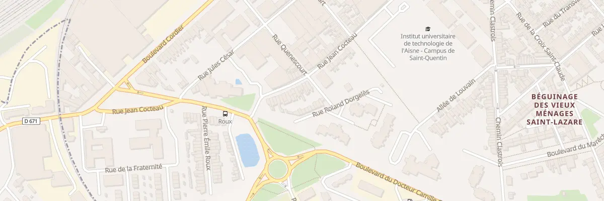 Plan du 47 Rue Jean Cocteau à Saint-Quentin