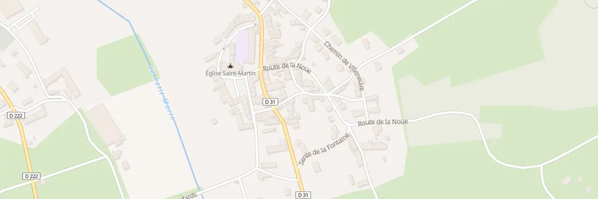 Plan du 2 Rue des Hacots à Sablonnières