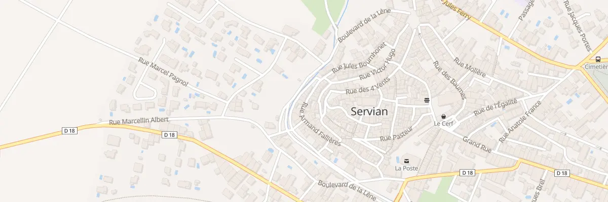 Plan du 57 Rue Armand Fallières à Servian