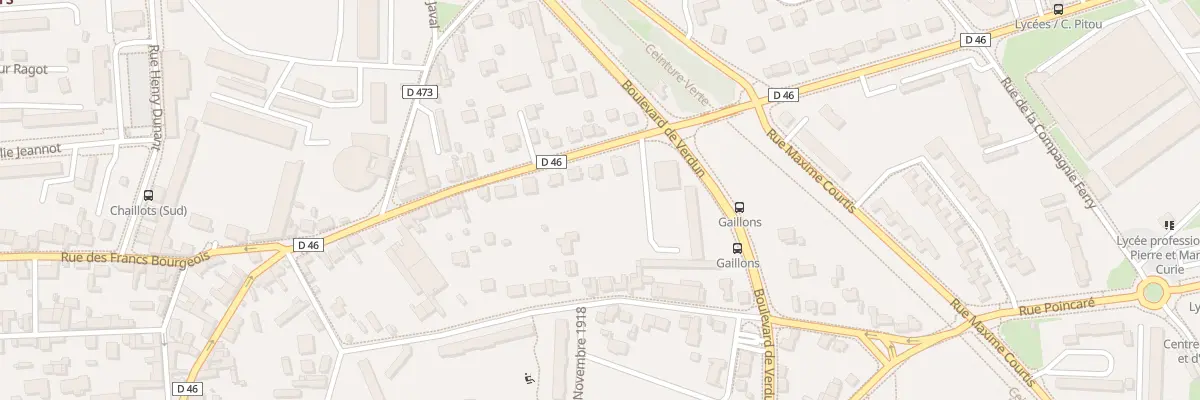 Plan du 78 Rue du 89eme Ri à Sens