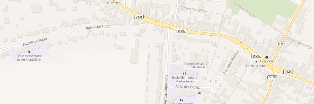 Plan du 4 Rue Lt Col Ch Van Coppenolle à Abscon