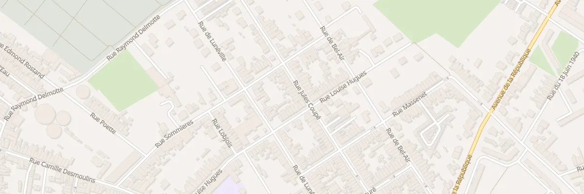 Plan du 99 Rue Jules Coupé à Saint-Quentin