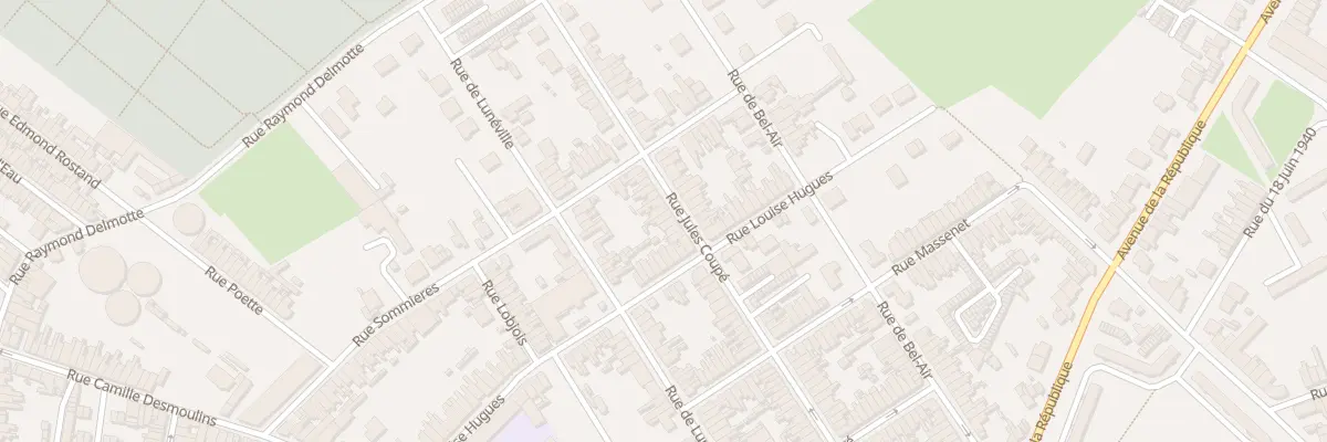 Plan du 101 Rue Jules Coupé à Saint-Quentin