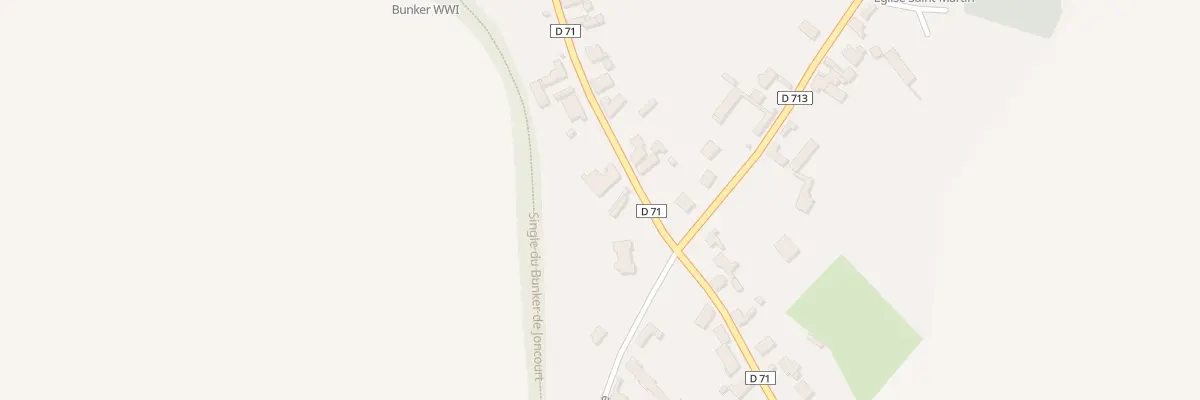 Plan du 16 Rue des Buttes à Joncourt