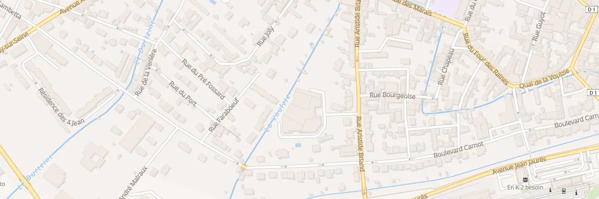 Plan du 36 Rue Aristide Briand à Provins