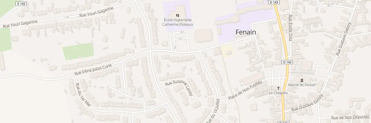 Plan du 19 Rue Irene Joliot Curie à Fenain