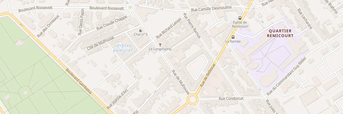 Plan du 15 Rue de Mulhouse à Saint-Quentin