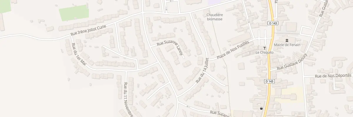 Plan du 42 Rue Suzanne Lanoy à Fenain