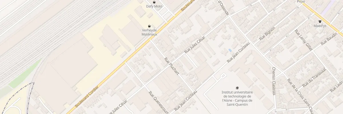 Plan du 17 Rue Pluchart à Saint-Quentin