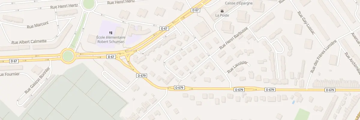 Plan du 8 Rue Gaspard Monge à Saint-Quentin