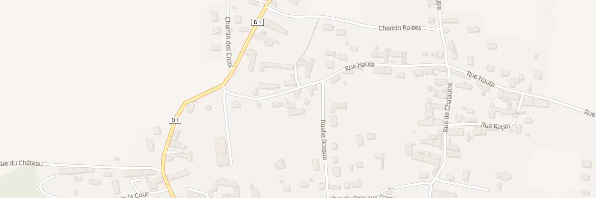 Plan du 6 Rue Haute à Soisy-Bouy