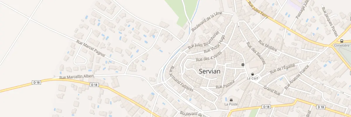 Plan du 63 Rue Armand Fallières à Servian