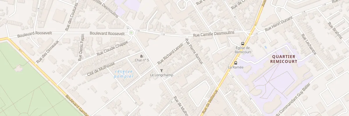 Plan du 54 Rue Richard Lenoir à Saint-Quentin