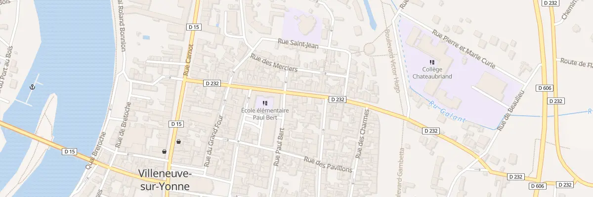Plan du 26 Rue de Valprofonde à Villeneuve-sur-Yonne