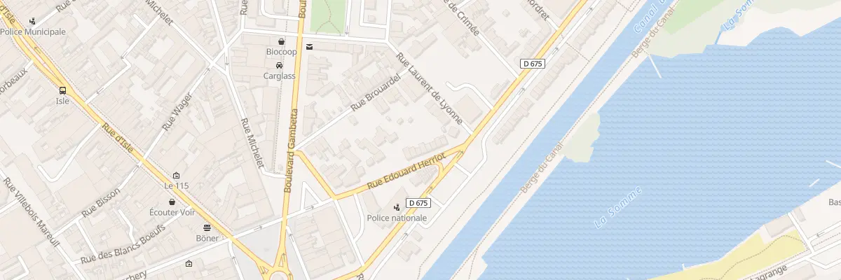 Plan du 23 Rue Edouard Herriot à Saint-Quentin