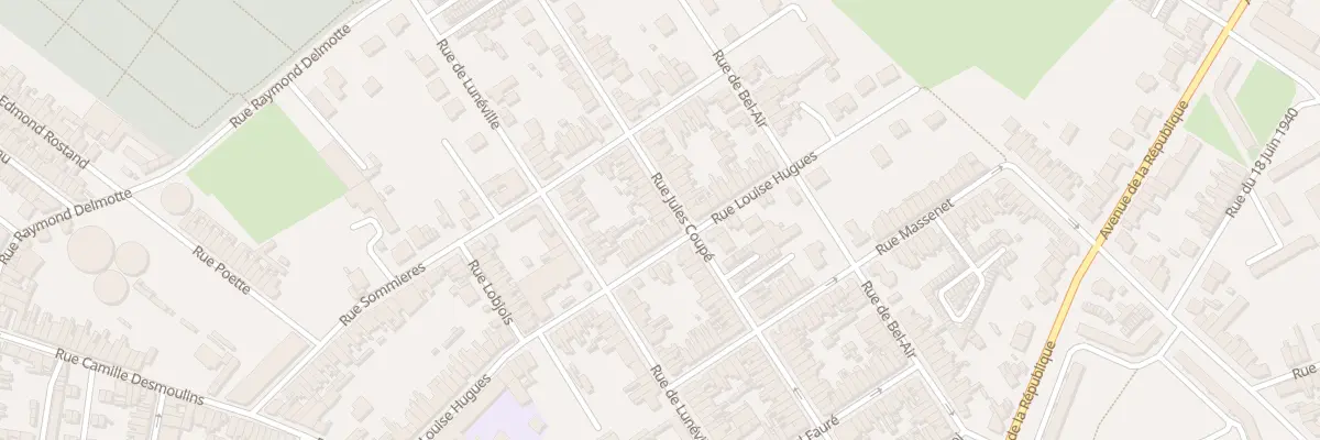 Plan du 95 Rue Jules Coupé à Saint-Quentin