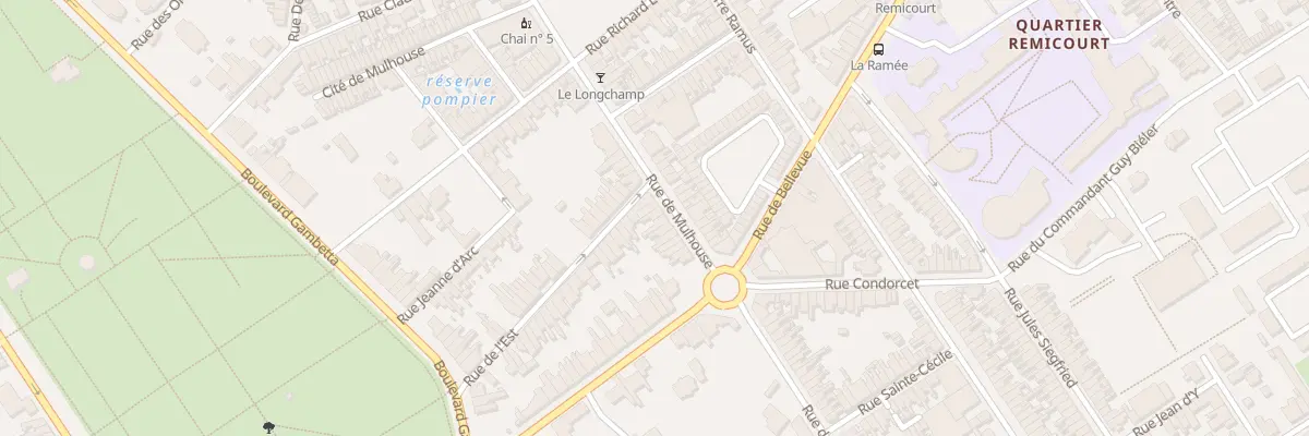 Plan du 50 Rue de Mulhouse à Saint-Quentin