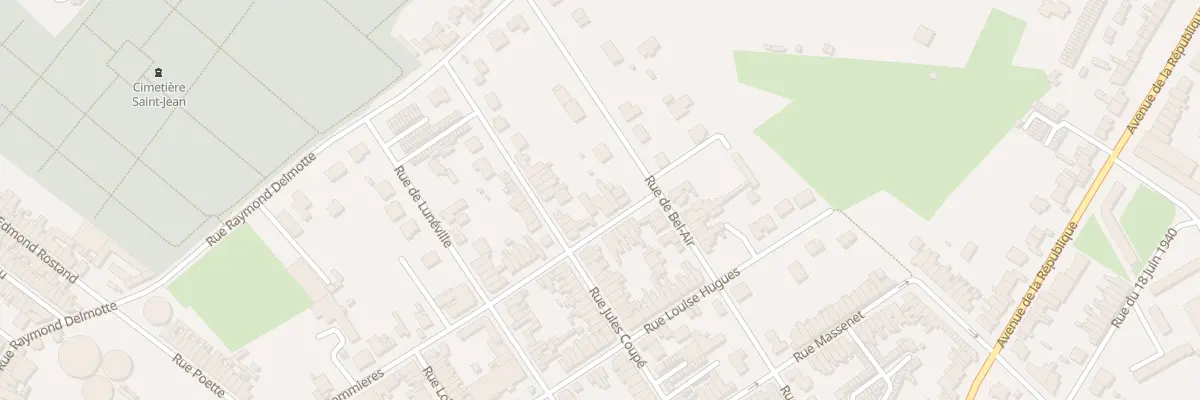 Plan du 79 Rue Sommières à Saint-Quentin