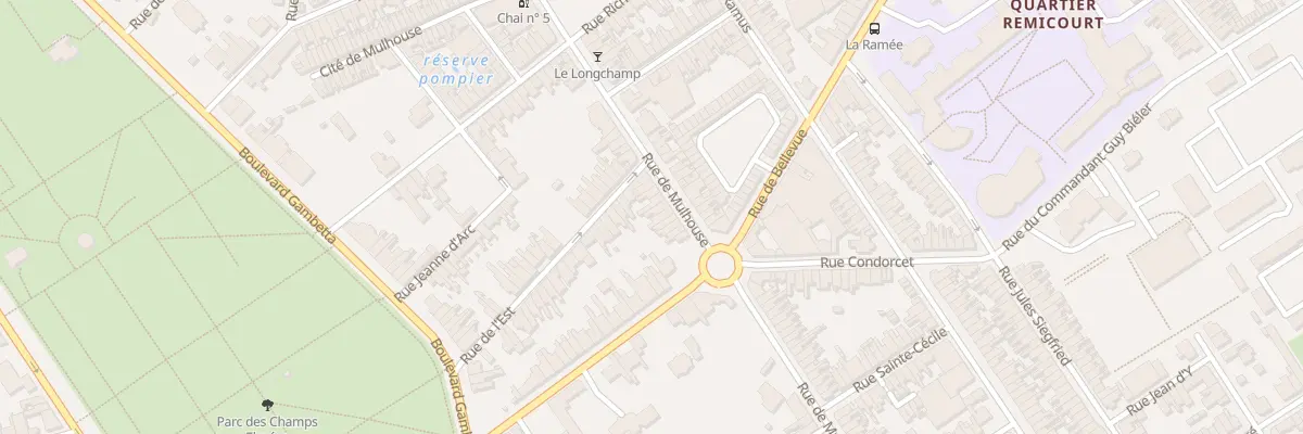 Plan du 54 Rue de Mulhouse à Saint-Quentin