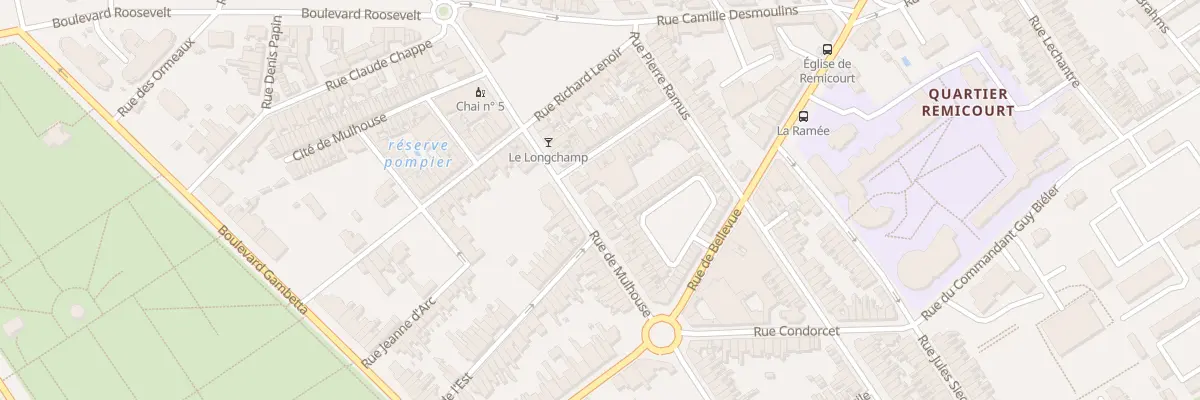 Plan du 17 Rue de Mulhouse à Saint-Quentin