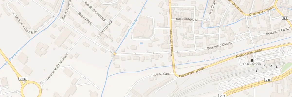 Plan du 40 Bd Carnot à Provins