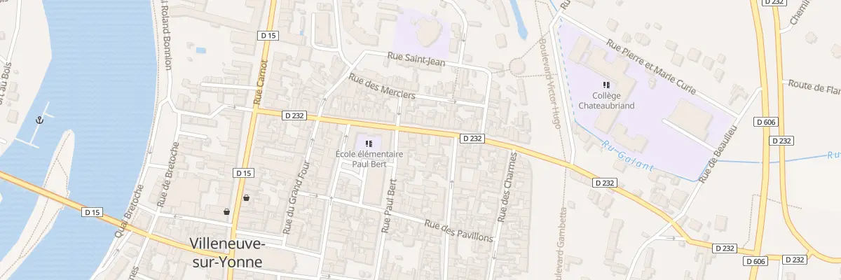 Plan du 28 Rue de Valprofonde à Villeneuve-sur-Yonne
