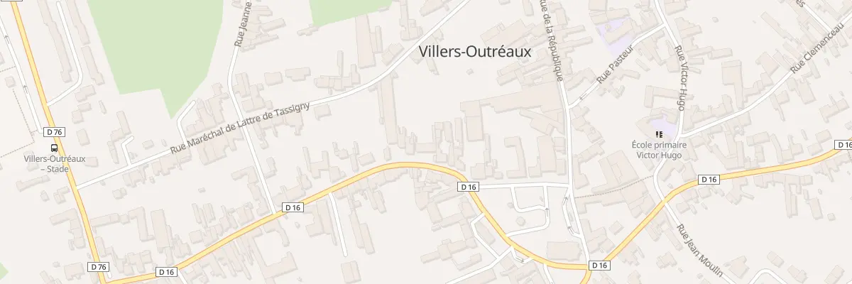 Plan du 8 Rue Gambetta à Villers-Outréaux