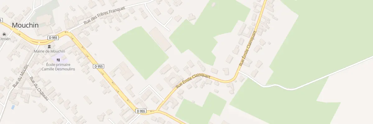 Plan du 11 Rue Emile Clainquart à Mouchin
