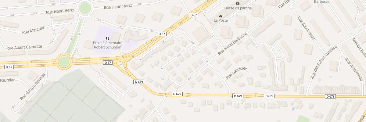 Plan du 10 Rue Gaspard Monge à Saint-Quentin