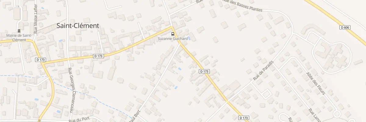 Plan du 3 Rue Paul Bert à Saint-Clément