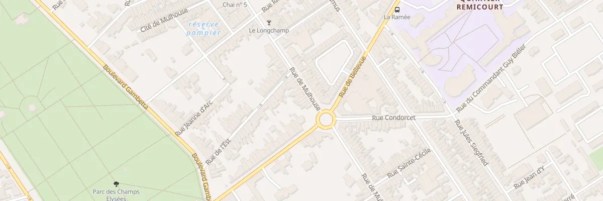 Plan du 58 Rue de Mulhouse à Saint-Quentin