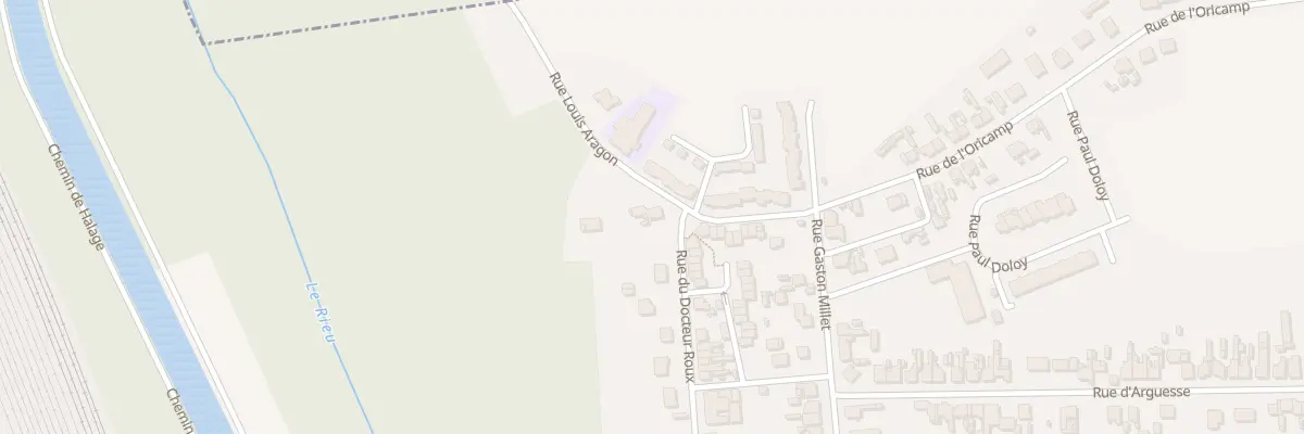 Plan du 29 Rue du Docteur Roux à Tergnier