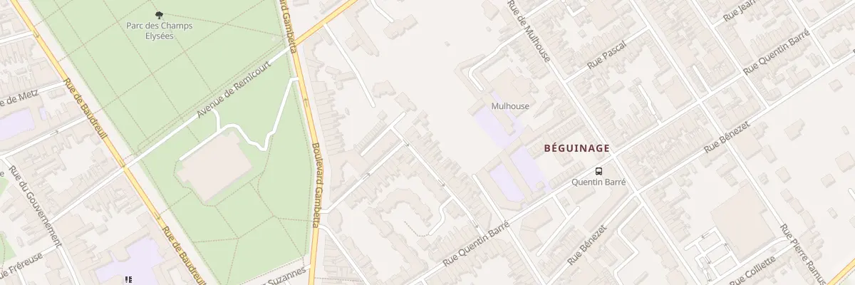 Plan du 9 Rue Fontaine Coupé à Saint-Quentin