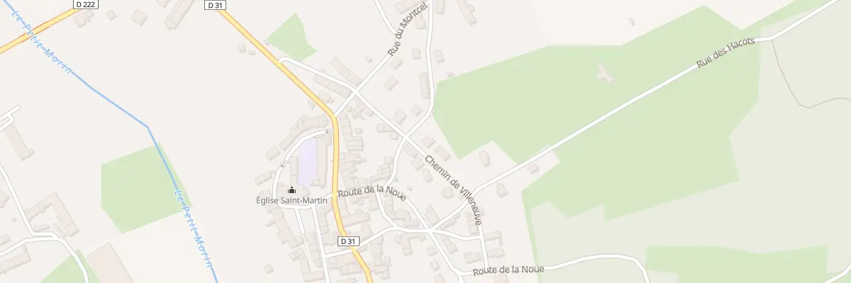 Plan du 6B Che de Villeneuve à Sablonnières