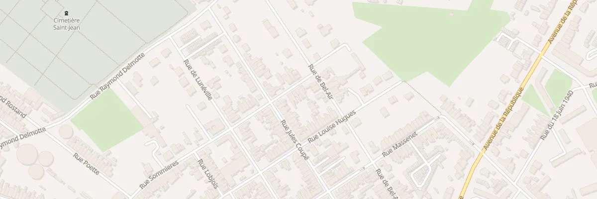 Plan du 72 Rue Sommières à Saint-Quentin