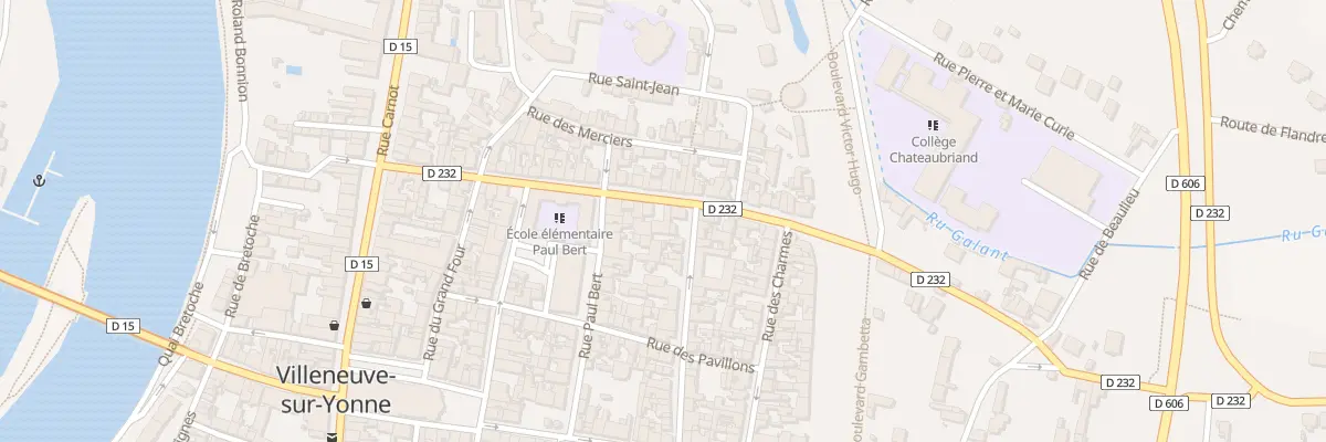 Plan du 32 Rue de Valprofonde à Villeneuve-sur-Yonne