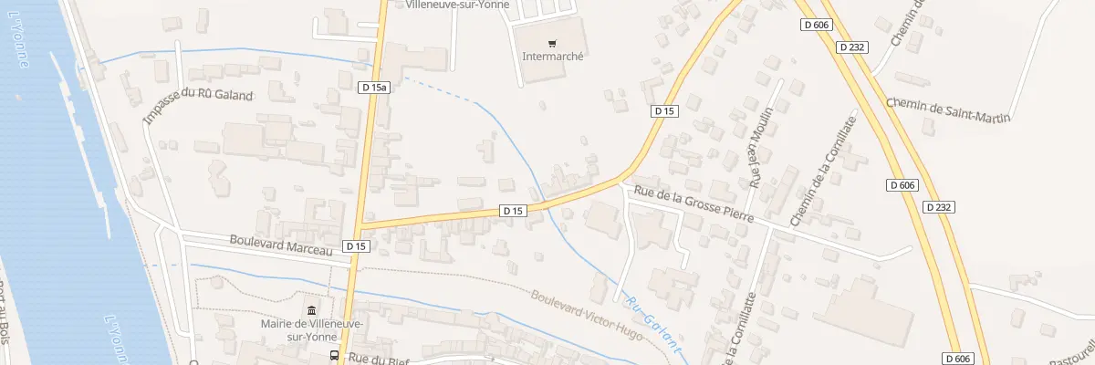 Plan du 7 Rte de Dixmont à Villeneuve-sur-Yonne