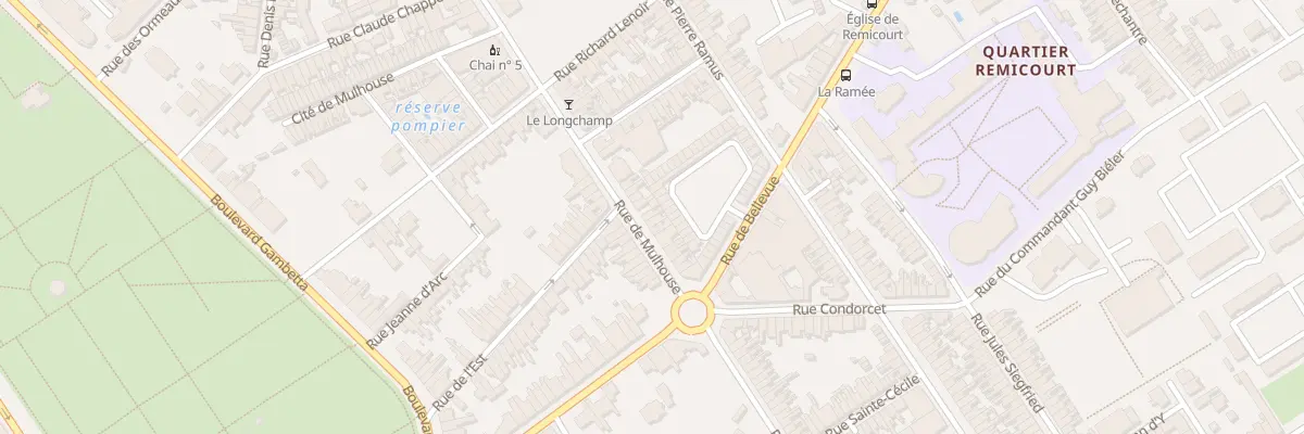 Plan du 29 Rue de Mulhouse à Saint-Quentin