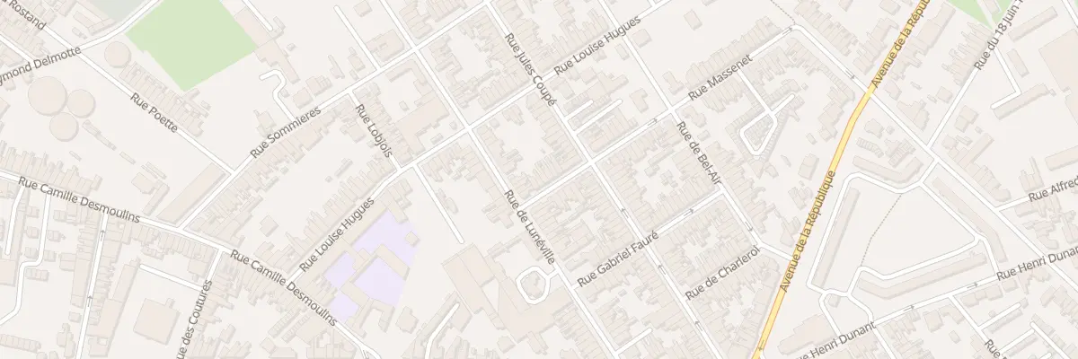 Plan du 3 Rue Massenet à Saint-Quentin
