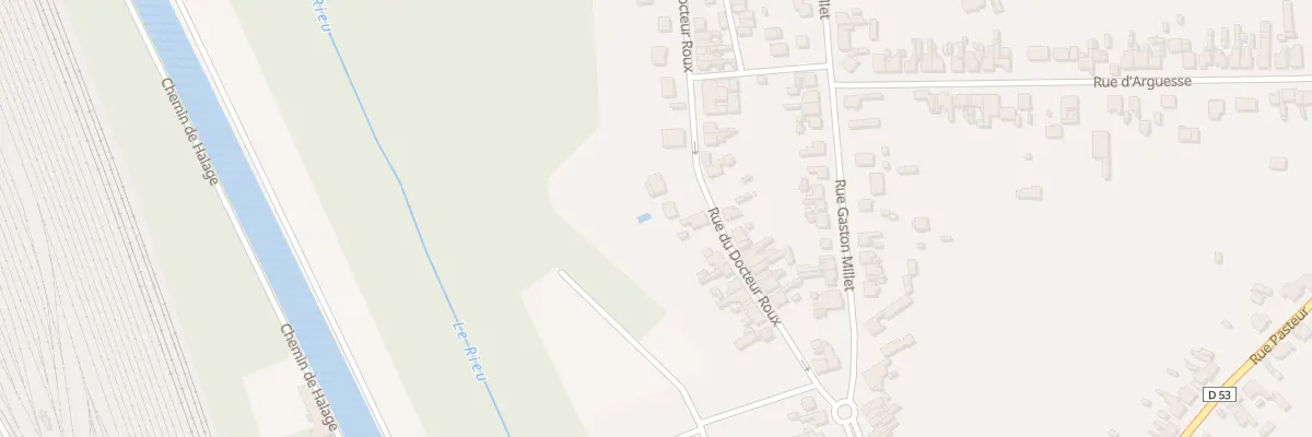 Plan du 15B Rue du Docteur Roux à Tergnier