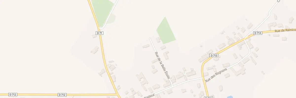 Plan du 2 Rue de la Belle Etoile à Joncourt