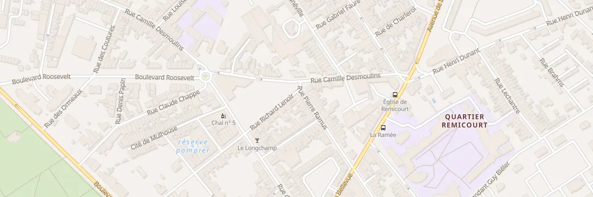 Plan du 64T Rue Richard Lenoir à Saint-Quentin