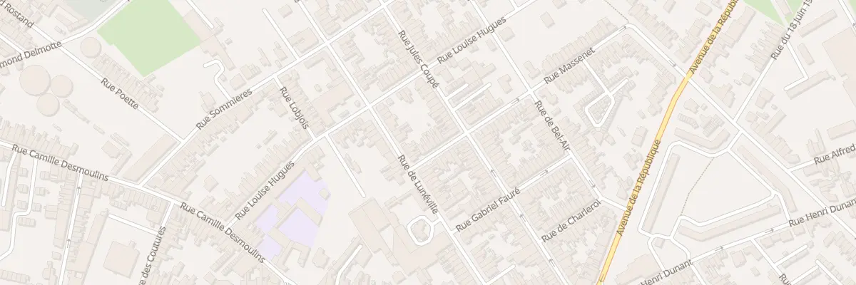 Plan du 5 Rue Massenet à Saint-Quentin