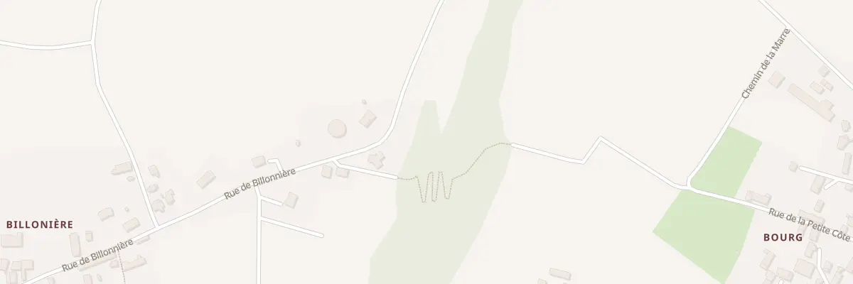 Plan du 1 Rue de Billonniere à Contigny