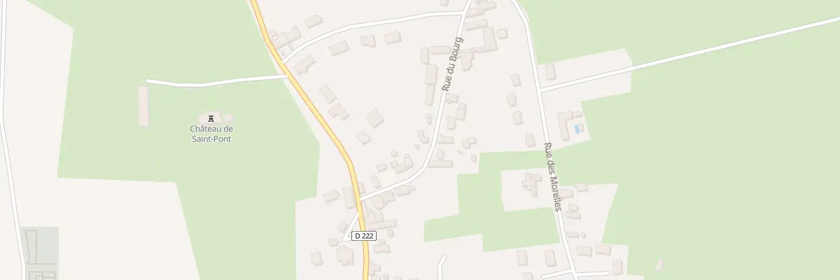 Plan du 7 Rue du Bourg à Saint-Pont