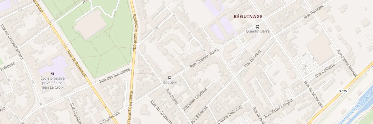 Plan du 35 Rue Quentin Barré à Saint-Quentin