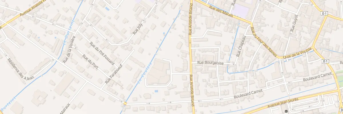 Plan du 30 Rue Aristide Briand à Provins