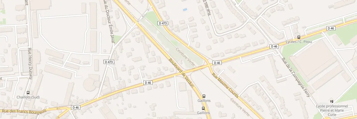 Plan du 61 Rue du 89eme Ri à Sens